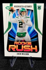 2021 Panini Rookies & Stars Rookie Rush Zach Wilson #RR-2 RC New York Jets - Bild 1 von 2