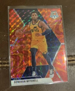 Donovan Mitchell 2019-20 Panini Mosaic #13 Reactive Orange Prizm Utah Jazz - Picture 1 of 2