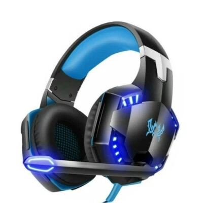 LED Gaming Headset Over-Ear Headphones Headband For PC Laptop PS4 PS5 Xbox One - Image 1 of 4