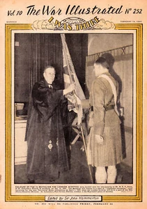 THE WAR ILLUSTRATED No.252 Feb 1947 HMS Glowworm HMNZS Kiwi Amsterdam Reykjavik - Foto 1 di 8