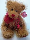 Russ Berrie Teddy Bear Plush 7" Barret Shaggy Stuffed Stuffed Animal