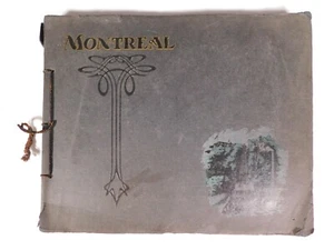 String Bound 1900-1905 Montreal Famous Locations Souvenir Book Of Photos - Picture 1 of 8