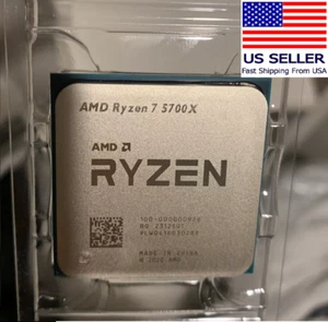 New AMD Ryzen 7 5700X 8-Core 16-Thread 3.4GHz Socket AM4 CPU Processor OEM Tray - Picture 1 of 2