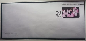SCOTT U627 MINT ENVELOPE 29 CENT 1992 SAVE THE RAIN FORREST - Picture 1 of 1