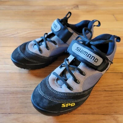 Sapatos masculinos de ciclismo de montanha SHIMANO SPD SH-MO37 EUA 5 / UE 38 - Imagem 1 de 4