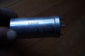 Condensador Sprague Multi Tap Can 150UF 400 VDC, 150UF 250VDC - Imagen 1 de 2