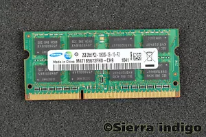 Samsung M471B5673FH0-CH9 PC3-10600S-09-10-F2 2GB 2Rx8 SODIMM Memory RAM - Picture 1 of 1