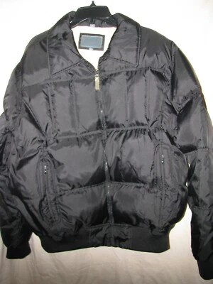 Abrigo de invierno para hombre Steve Madden talla XL negro plumón y pluma Foto 1 de 4
