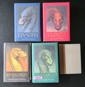 Eragon Inheritance Cycle Series Complete Set 1-4 HC + Worm- Paolini- 4 First Ed - Picture 1 of 19