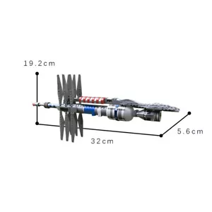 Custom MOC: C7657 Mini B-a-b-y-l-on- 5 Ship Model 356 Parts Gift for Christmas - Picture 1 of 1