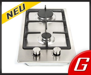 Edelstahl Propan Gaskocher Gasherd Domino Gaskocher Kochfeld autark Erdgas Gas - Bild 1 von 5