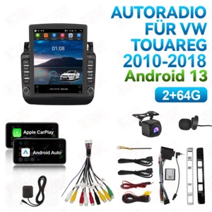 2+64GB Autoradio Für VW Touareg 2010-2018 Car Play Android 13 GPS Navi RDS DAB+ - Bild 1 von 11