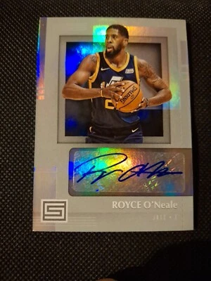 2017-18 ROYCE O'NEAL PANINI STATUS AUTOGRAPHED AUTO ROOKIE CARD RC #SG-RON JAZZ - Image 1 of 2