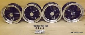 12x5 JBW REVOLIGHT / REVO / REVOLUTION WHEELS CAR SET OF 4, 5x12 15ET, 4X101.6 - Picture 1 of 3
