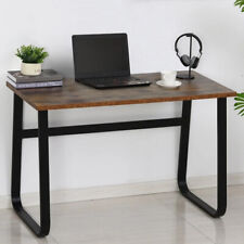 Industrial Computer Desk Laptop Pc Writing Study Home Office Table Vintage Metal