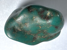OLD TIBETAN REAL TURQUOISE FREEFORM NUGGET BEAD 100 + years old FANTASTIC PATINA