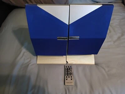 Sharper Image GT900 Speakers With Bases Blue Led And Remote Works ...L@@K - Image 1 of 3