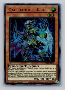 Qadshaddoll Keios MP21-EN243 Ultra Rara Yugioh TCG 2021 Latta delle Antiche Battaglie - Foto 1 di 2