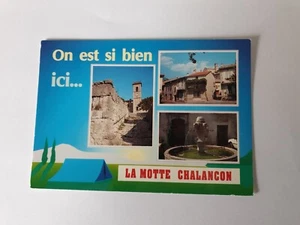 Postal Card- French - La Motte Chalancon with stamp - Bild 1 von 2