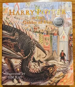 Harry Potter and the Goblet Of Fire ILLUSTRATED Signed by Illustrator - A - Picture 1 of 10