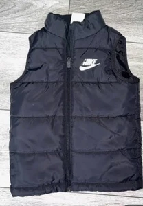 Nike Zip up Black Puffer Vest Infant Boy size 12 Months - Picture 1 of 1