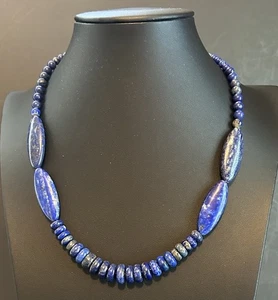 Jay King DTR Lapislazuli Perlen Sterling Verlängerung Halskette signiert - Bild 1 von 8