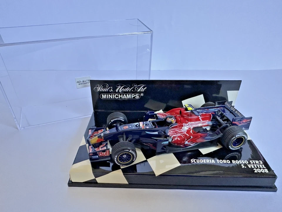 1/43 Minichamps 2008 Toro Rosso STR3 Sebastian Vettel - Image 1 of 1