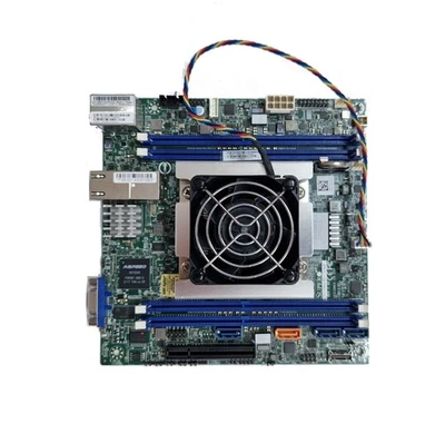 Supermicro X11SDV-8C+-TLN2F Xeon D-2141I PCIe x8 10Gbe NVME IPMI ITX DDR4 Server - Bild 1 von 3