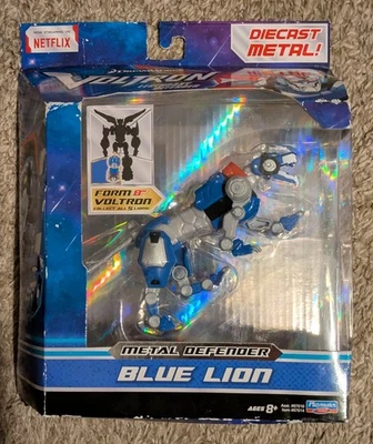 8" Dreamworks Playmates Voltron Legendary Defender BLUE LION Diecast Figure 2017 - Image 1 of 3