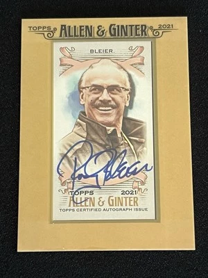 2021 Topps Allen & Ginter - Framed Mini Star Autograph - Rocky Bleier #FMA-RB - Image 1 of 2