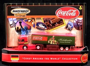 Matchbox Mercedes-Benz Actros Truck Coca Cola Coke Around The World" Germany - Picture 1 of 3