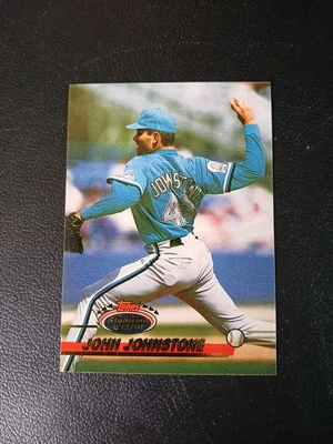 1993 TOPPS STADIUM CLUB #734 JOHN JOHNSTONE    BASEBALL CARD - Image 1 of 2