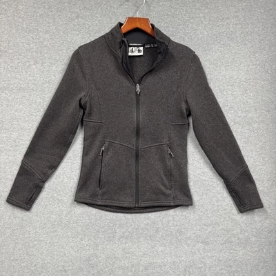 Spyder Full‑Zip Fleece Jacket – Women’s XS, Charcoal Gray, Cozy Thermal Pullover - Image 1 of 4