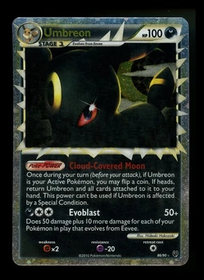 Umbreon Prime 86/90 Undaunted 2010 Holo Rare Pokémon Card TCG - Image 1 of 4