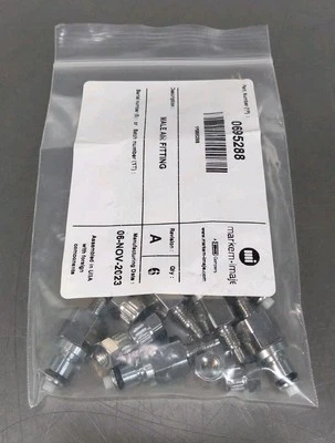 Marken Imaje 0695288 Male Air Quick Connect Fittings                     Loc5B19 - Image 1 of 4