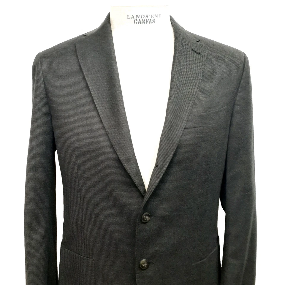 NEW ALESSANDRO CANTARELLI BLAZER US 40 EU 52R SPORT COAT JACKET WOOL SILK PLAID - Image 1 of 4