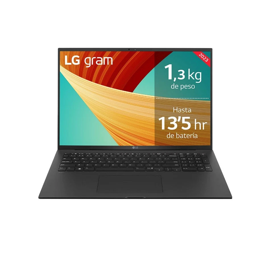 Laptop LG 17Z90R 17" i7-1360P 16 GB RAM 512 GB SSD Qwerty in Spagnolo - Immagine 1 di 3
