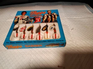VINTAGE ( Mepps ) BASSER LURES (6) in ORIGINAL BOX 1978/ SEE PHOTOS - Picture 1 of 6