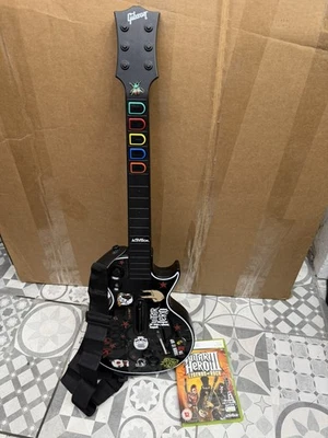 Guitar Hero 3 Legends Of Rock Les Paul Wireless Controller & game Xbox 360 - Image 1 of 4