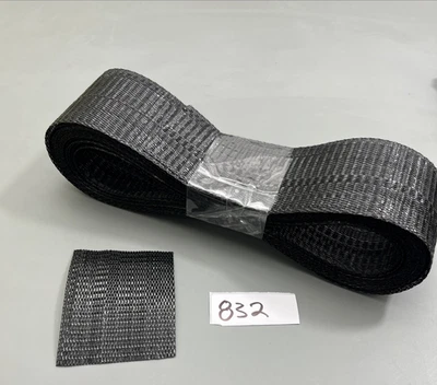 Correas para silla de césped de colección negras 2 pulgadas por 25 pies Estate encontrar reparación de muebles de césped Foto 1 de 4