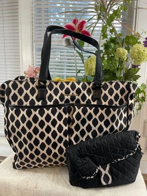 Vera Bradley Uptown Baby Diaper Bag Ikat Design(u500 - Image 1 of 4
