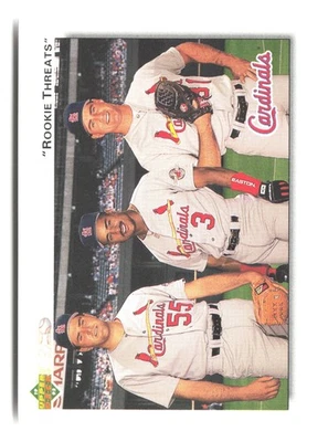 1992 Upper Deck #702 Mark Clark / Brian Jordan / Donovan Osborne - Image 1 of 2