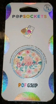 PopSockets Phone Grip Stand Floral Blessed POPGRIP PopSocket - Image 1 of 4