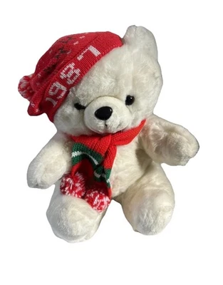 Винтажный праздничный плюшевый медведь 1987 K-Mart Dandee плюшевый коллекционный - Изображение 1 из 4