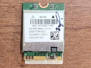 DELL XPS 13 9343 WLAN WLAN KARTE M.2 802.11 AC BCM94352Z 6XRYC 06XRYC - Bild 1 von 2