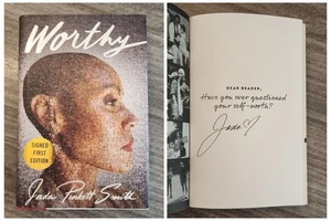 Jada Pinkett Smith Signed Worthy Hardcover Book Actress RAD - Bild 1 von 1
