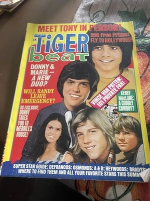 Tiger Beat Magazine July 1974 Randy Mantooth John Denver Donny & Marie - Image 1 of 4