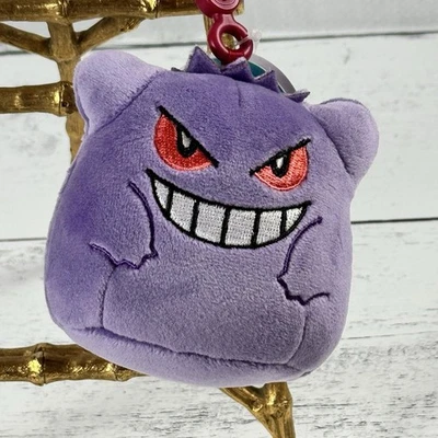 Squishmallows Nintendo Pokemon Gengar 3.5 Pulgadas Suave Peluche Bolsa Clip Nuevo Foto 1 de 4