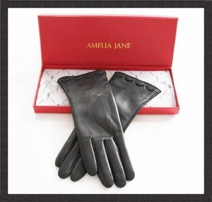 Womens Gloves - Soft Leather - Silk Lined for warmth - Bild 1 von 2