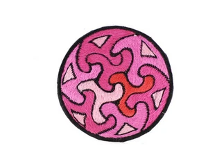 Gestickte Patches Mandala Psychedelic Buddhismus Hergestellt Hand Zur Nepal - Picture 1 of 1